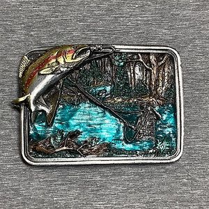 Buckle Trout Buckle color, Bass Buckle fishing from boat, Cmouflage Fish Buckle